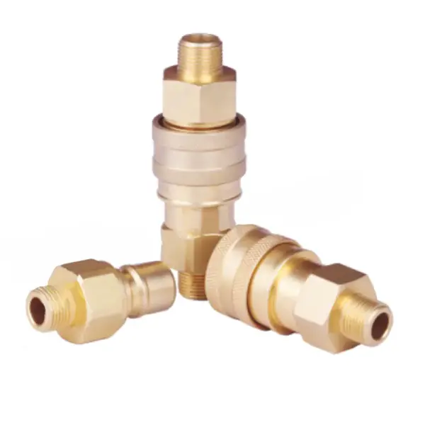 GT-B2 Brass Material ISO B Quick Coupling Male Thread